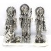 Statue Figurine Idol Religious Ram Darbar Sita Laxman Hanuman 925 Sterling Silver Handmade Gift W422